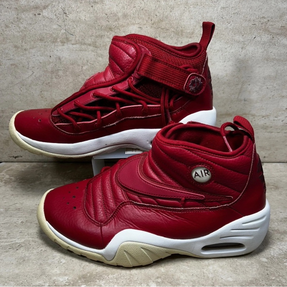 Nike Air Shake Ndestrukt‎ GS Gym Red Summit White Youth 7 Womens 8.5 AA2888 600